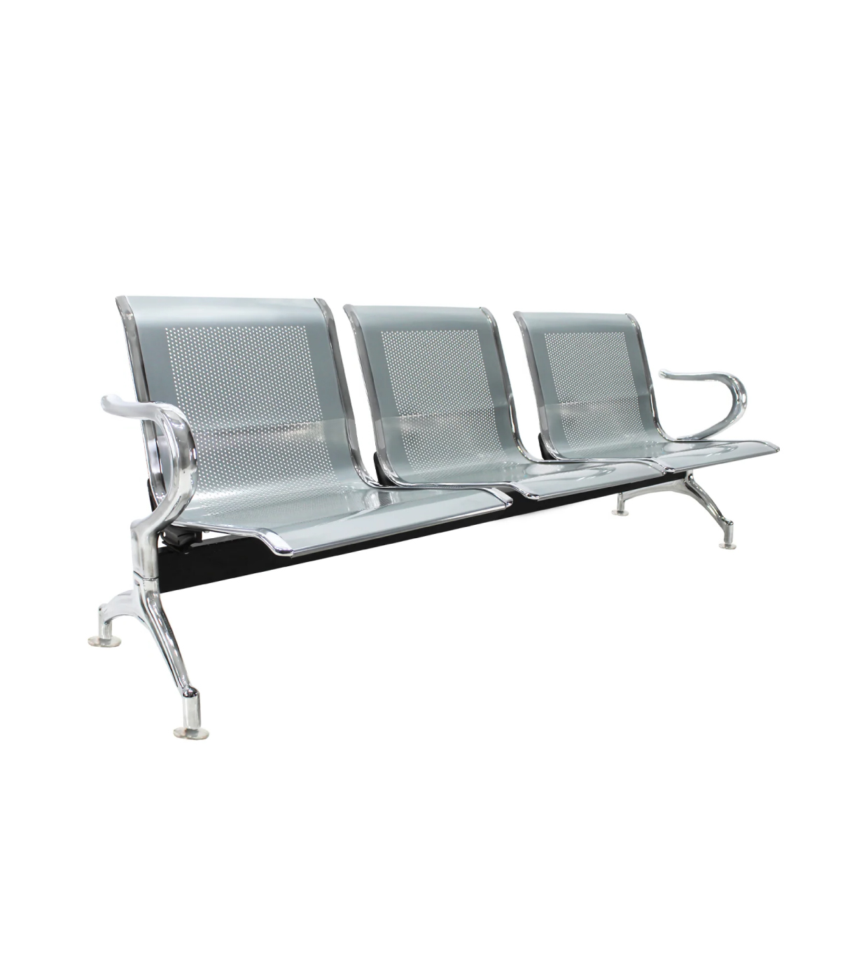 banca Metálica-02 Metálica 3 Plazas